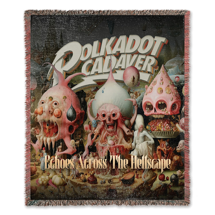 Polkadot Cadaver "Hellscape Album Cover" Blanket