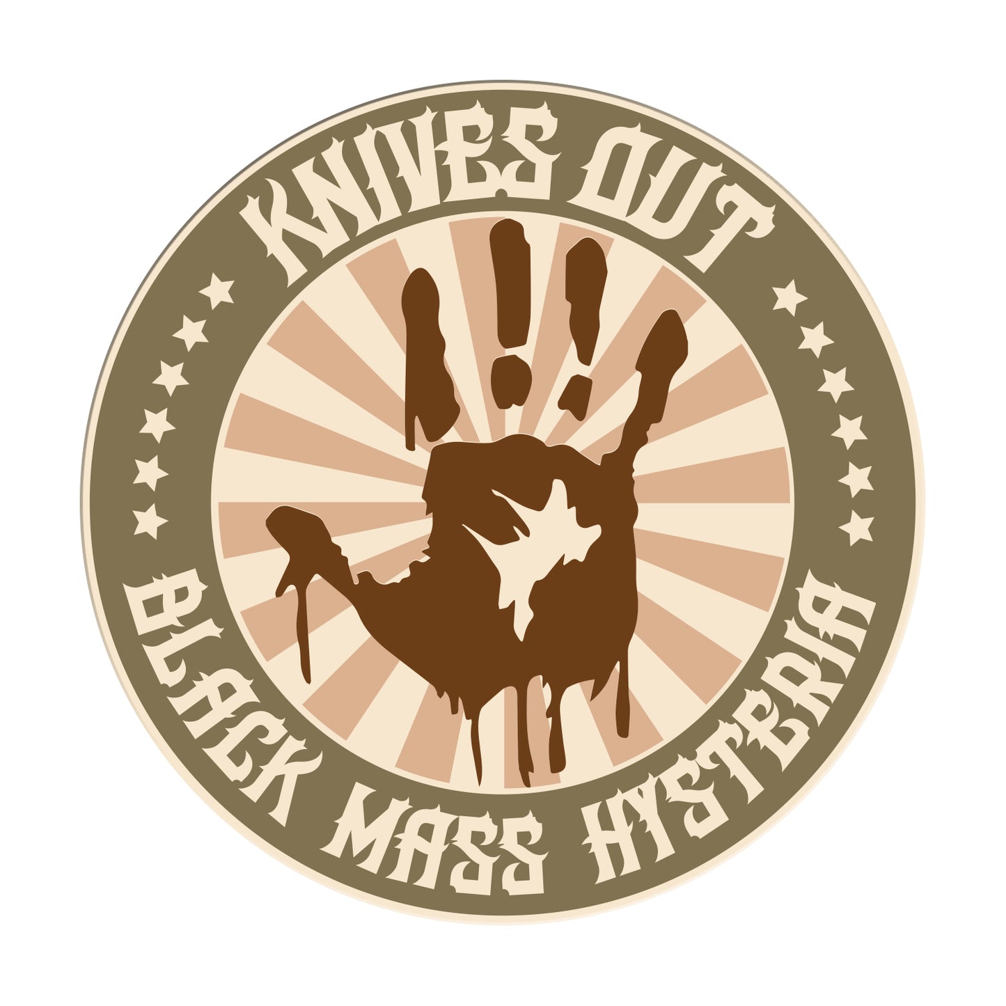 Knives Out! "Handprint" Patch